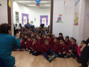 بالصور: فعاليات لتشجيع القراءة لطلاب الصفوف الأولى في المكتبة العامة "ترشيش" بيافا